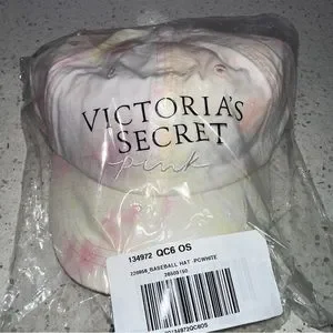 NWT VS Victorias Secret Pink Adjustable Baseball Hat
Cap Pink Daisy Tie Dye VICTORIA main image 4